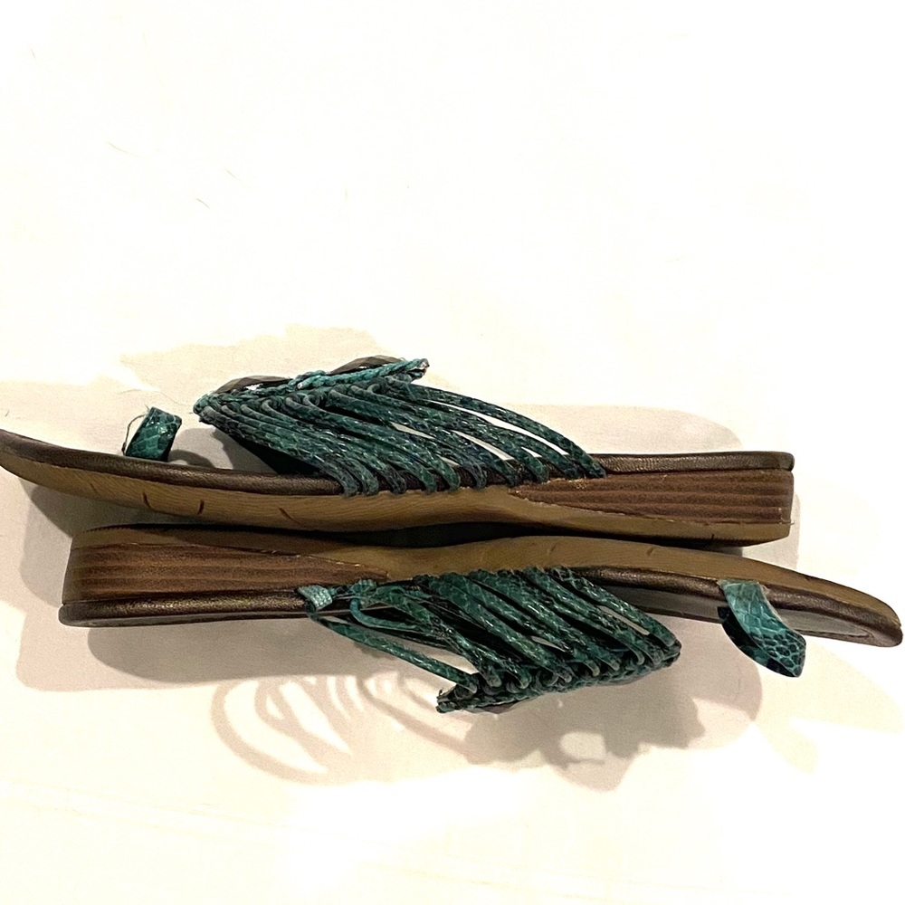 Turquoise sandals - Picture 11 of 15